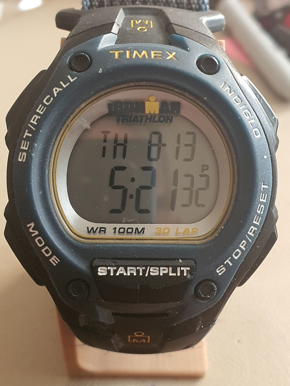 Timex Ironman Triathlon 30 Lap Blue/Nylon Digital Alarm Chrono Men's Watch